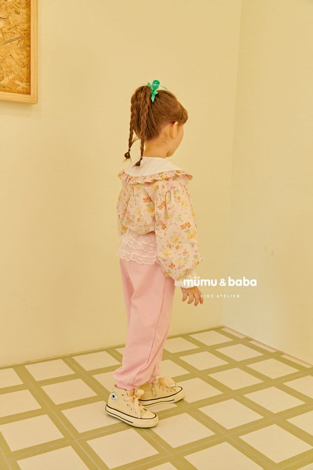 Mumunbaba - Korean Children Fashion - #childrensboutique - Shabet Flower Blouse - 7