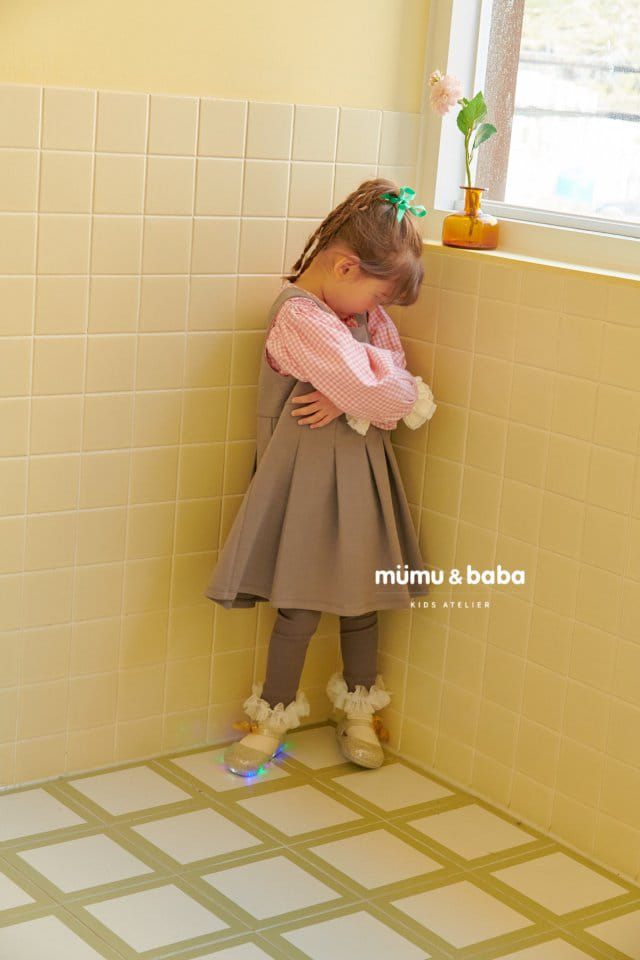 Mumunbaba - Korean Children Fashion - #childrensboutique - Net Wrinkle One-piece - 6