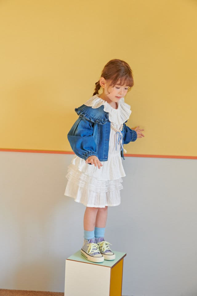 Mumunbaba - Korean Children Fashion - #childrensboutique - Marian White Skirt - 5