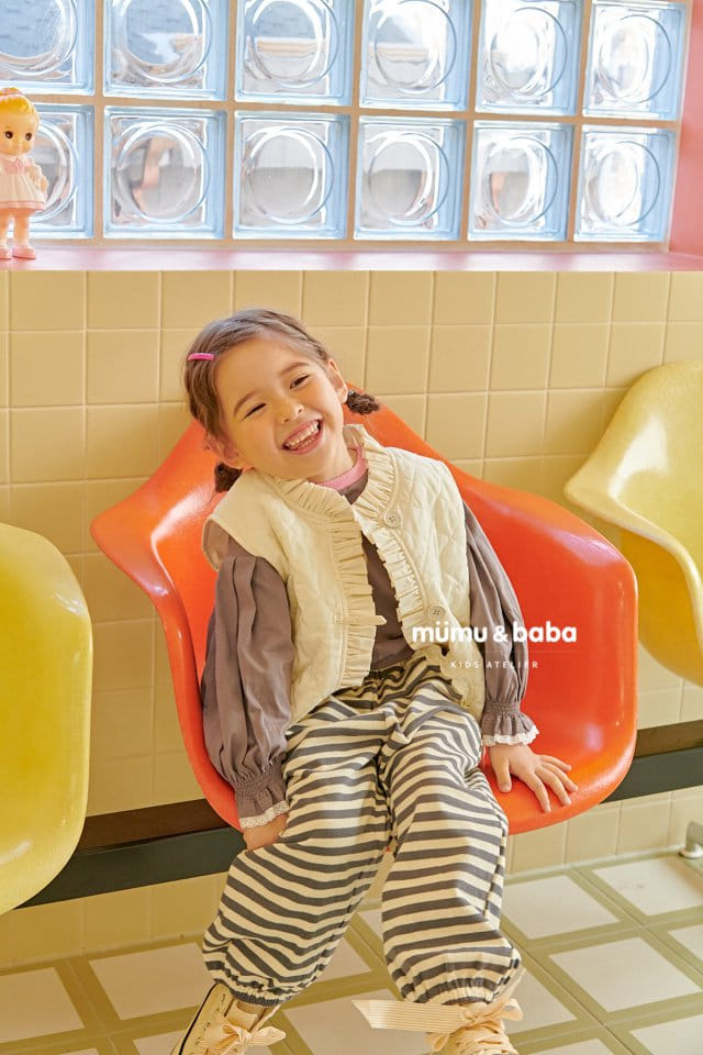 Mumunbaba - Korean Children Fashion - #childrensboutique - Shabet Frill Vest