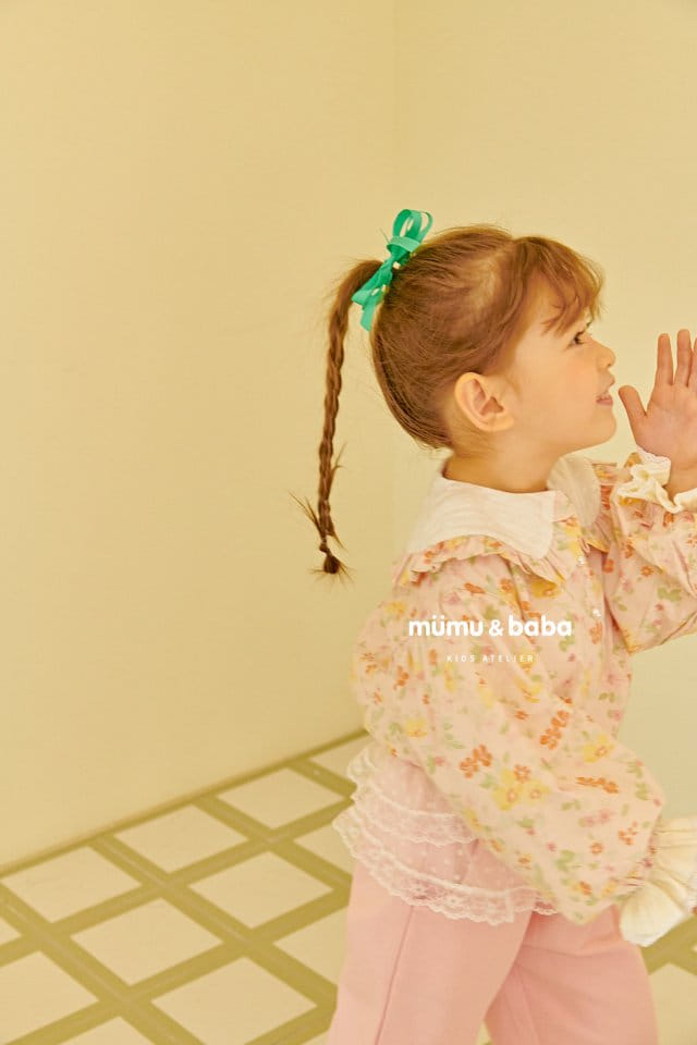Mumunbaba - Korean Children Fashion - #designkidswear - Shabet Flower Blouse - 8