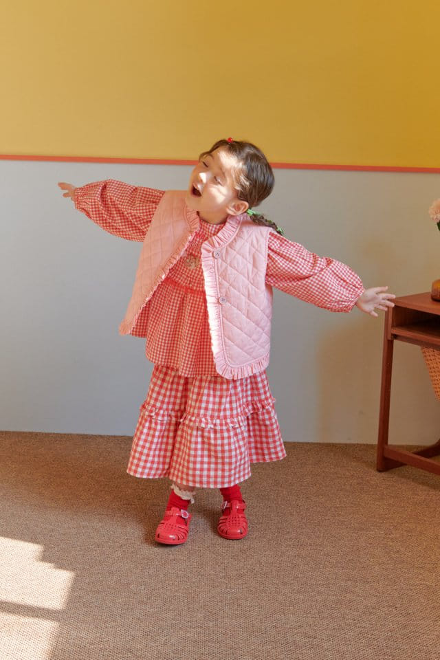 Mumunbaba - Korean Children Fashion - #discoveringself - Katy Check Blouse - 7