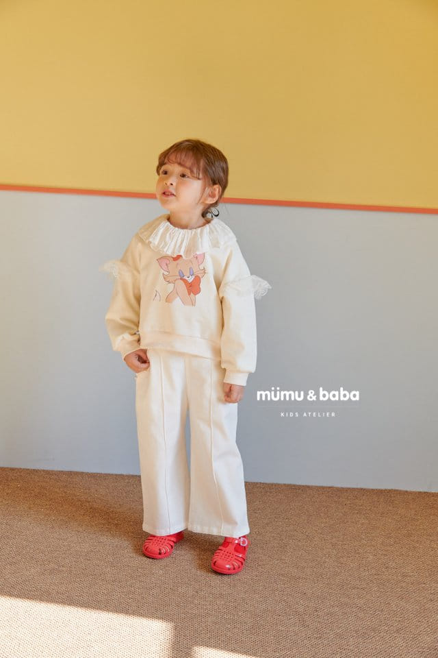 Mumunbaba - Korean Children Fashion - #designkidswear - Jane Pearl Span Pants - 4