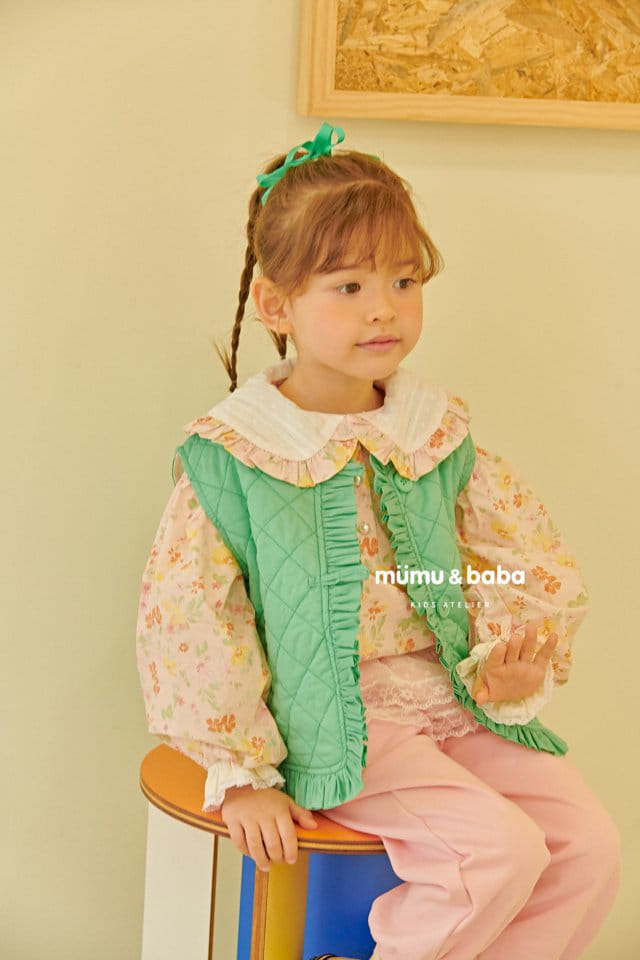 Mumunbaba - Korean Children Fashion - #discoveringself - Shabet Flower Blouse - 9