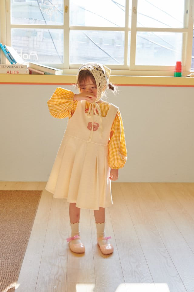 Mumunbaba - Korean Children Fashion - #kidsshorts - Net Wrinkle One-piece - 10