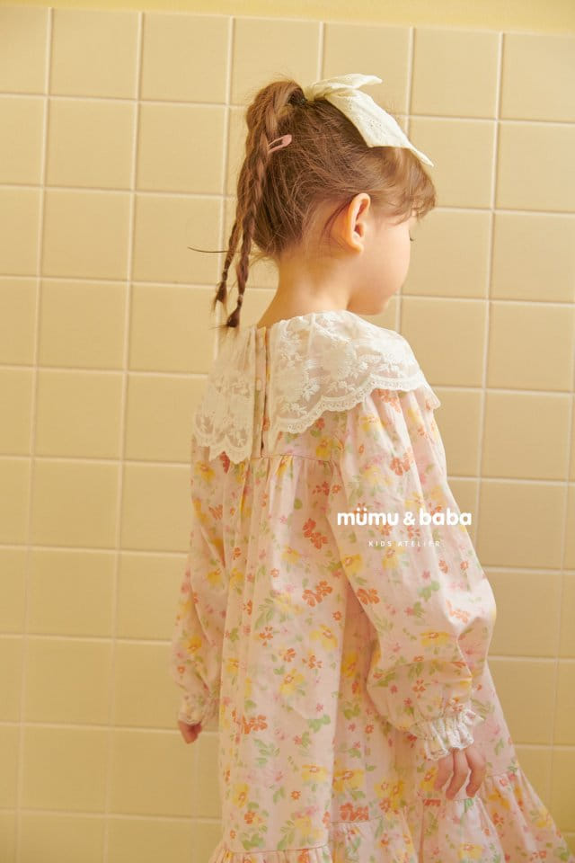 Mumunbaba - Korean Children Fashion - #kidsshorts - Shabet Flower One-pice - 6