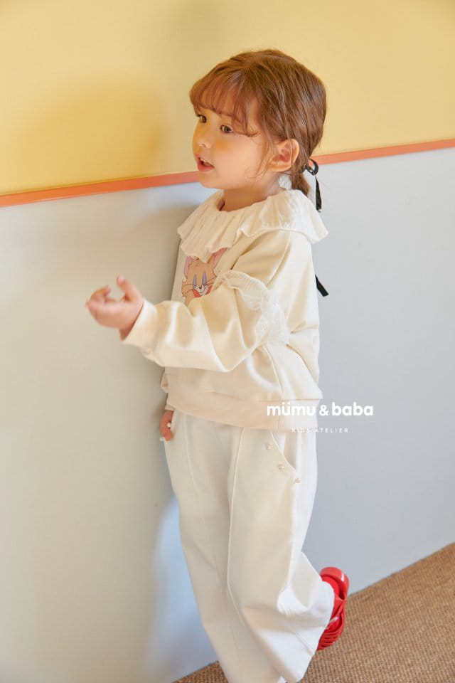 Mumunbaba - Korean Children Fashion - #kidsstore - Jane Pearl Span Pants - 7