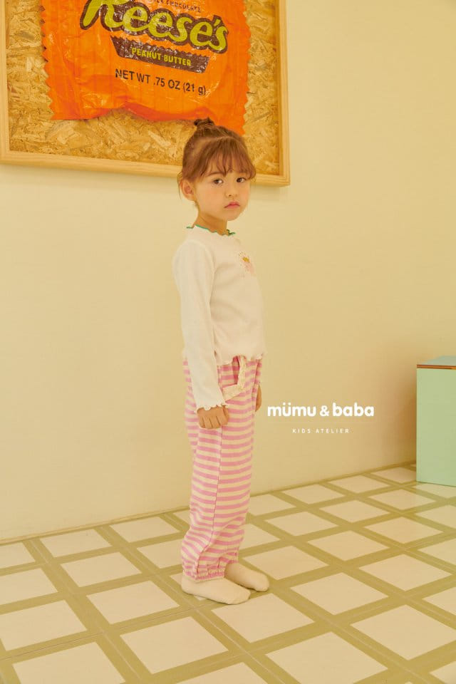 Mumunbaba - Korean Children Fashion - #kidsshorts - Jane Span Tee - 4