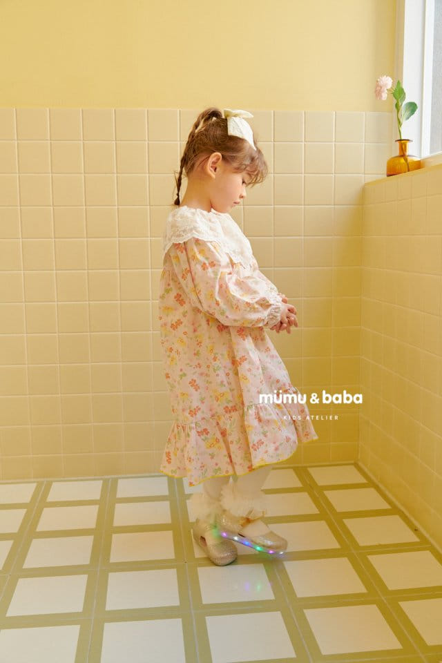 Mumunbaba - Korean Children Fashion - #kidsstore - Shabet Flower One-pice - 7