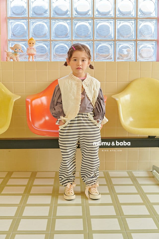Mumunbaba - Korean Children Fashion - #kidzfashiontrend - Stripes Pants - 2
