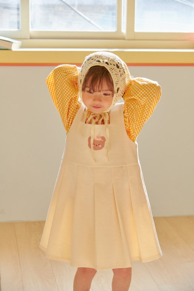 Mumunbaba - Korean Children Fashion - #kidzfashiontrend - Net Wrinkle One-piece - 12