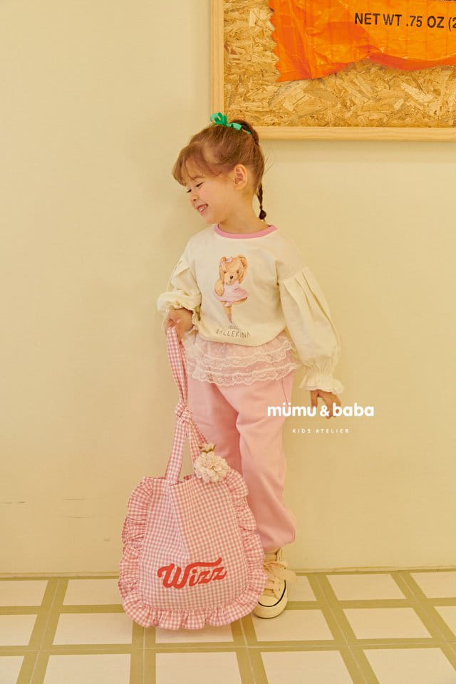 Mumunbaba - Korean Children Fashion - #littlefashionista - Bear Ballerina Tee - 2