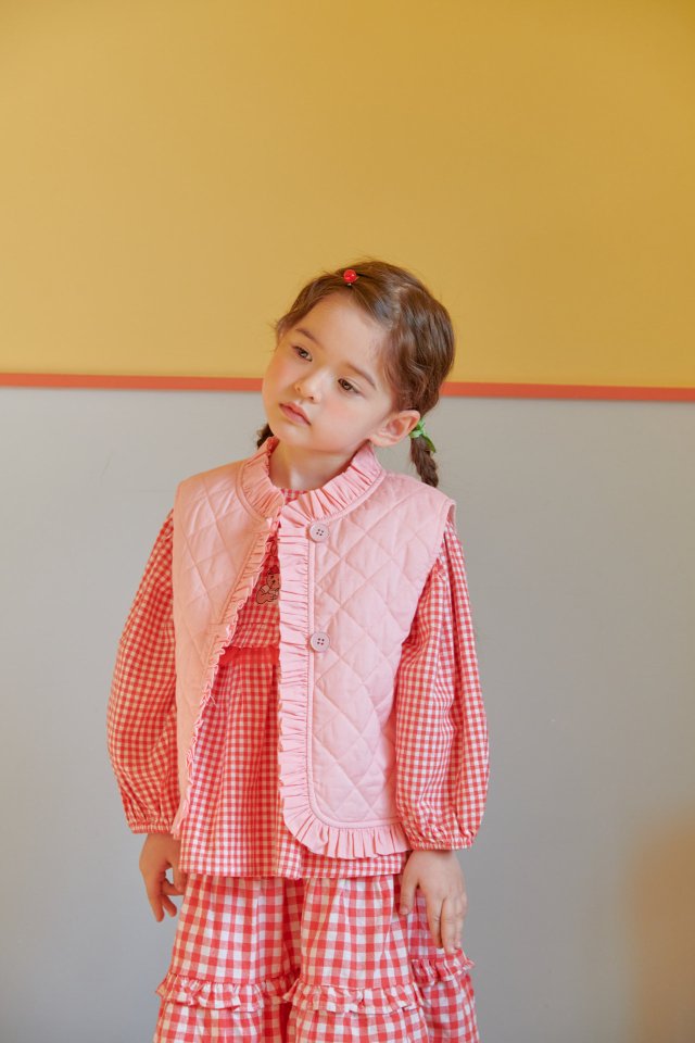 Mumunbaba - Korean Children Fashion - #littlefashionista - Shabet Frill Vest - 9