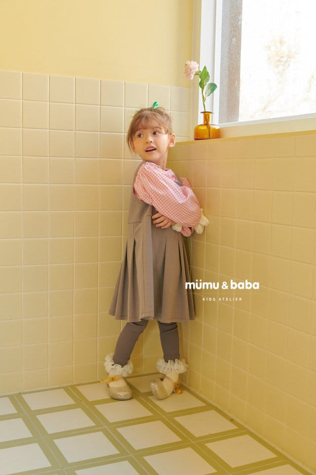 Mumunbaba - Korean Children Fashion - #magicofchildhood - Net Wrinkle One-piece