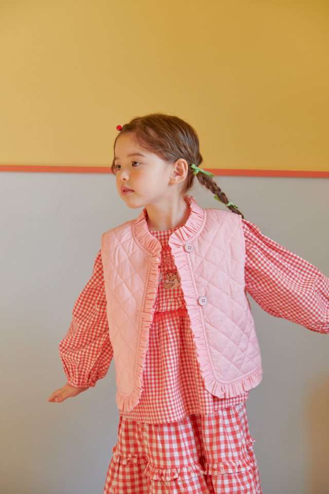 Mumunbaba - Korean Children Fashion - #magicofchildhood - Shabet Frill Vest - 10