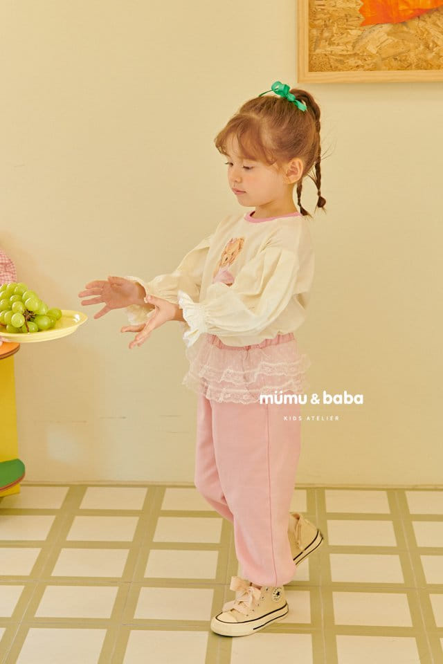 Mumunbaba - Korean Children Fashion - #magicofchildhood - Bear Ballerina Tee - 4