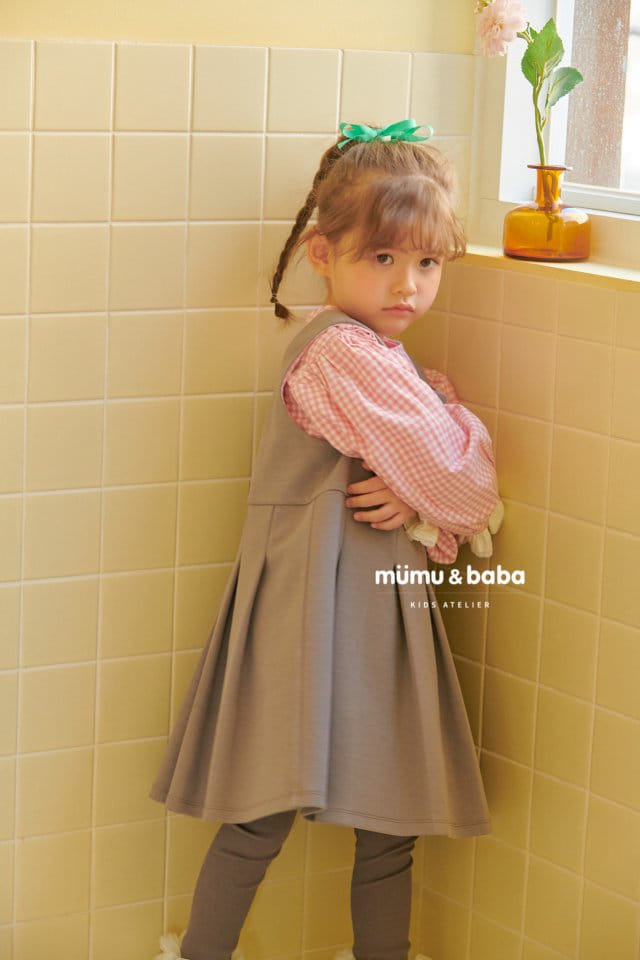 Mumunbaba - Korean Children Fashion - #minifashionista - Net Wrinkle One-piece - 2