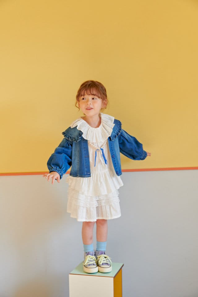 Mumunbaba - Korean Children Fashion - #prettylittlegirls - Marian White Blouse - 6