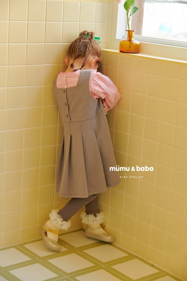 Mumunbaba - Korean Children Fashion - #prettylittlegirls - Net Wrinkle One-piece - 3