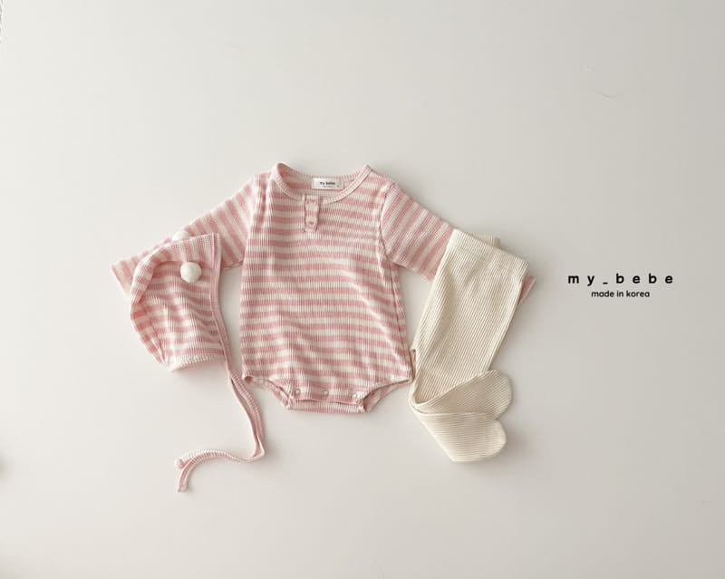 My Bebe - Korean Baby Fashion - #babyoninstagram - 23 Rib Foot Leggings - 9
