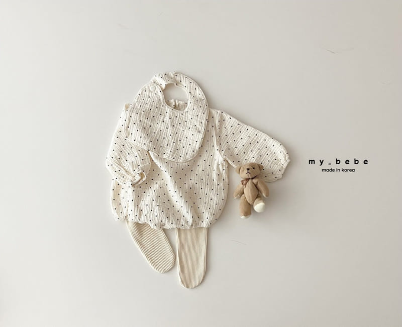 My Bebe - Korean Baby Fashion - #babywear - Bib - 5