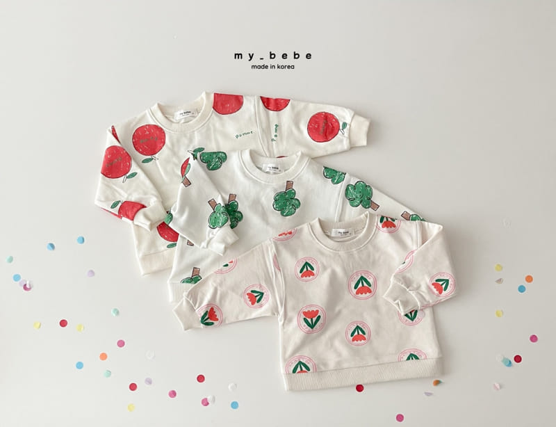 My Bebe - Korean Children Fashion - #fashionkids - Print Sweatshirt - 4