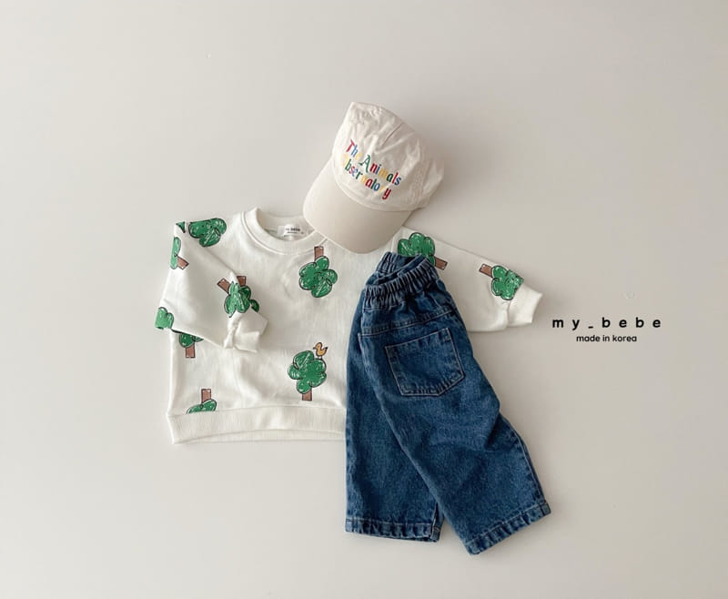My Bebe - Korean Children Fashion - #todddlerfashion - Print Sweatshirt - 12