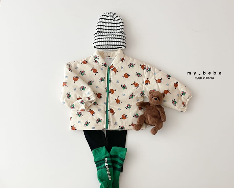 My Bebe - Korean Children Fashion - #toddlerclothing - Stripes Beanie - 8