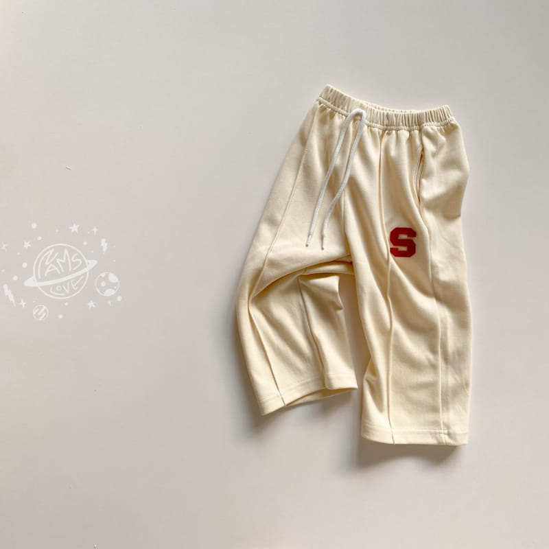 Nams - Korean Children Fashion - #childrensboutique - S Embrodiery Pants - 5