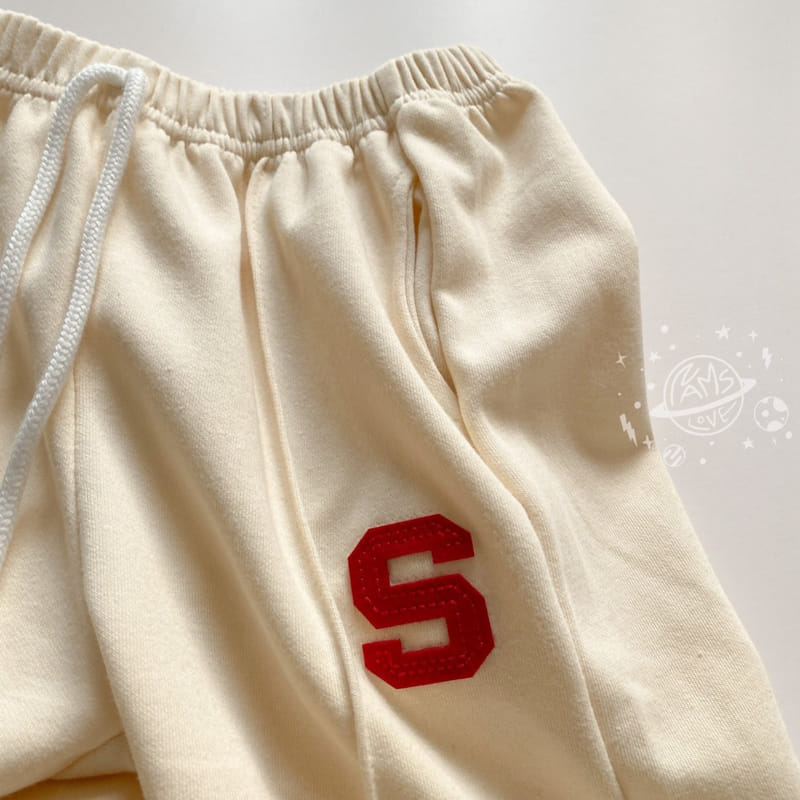 Nams - Korean Children Fashion - #designkidswear - S Embrodiery Pants - 6