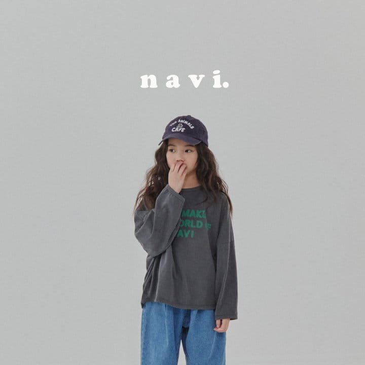 Navi - Korean Children Fashion - #Kfashion4kids - Font Tee