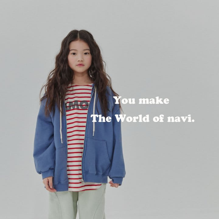 Navi - Korean Children Fashion - #childrensboutique - Best Hoody Zip-up - 9
