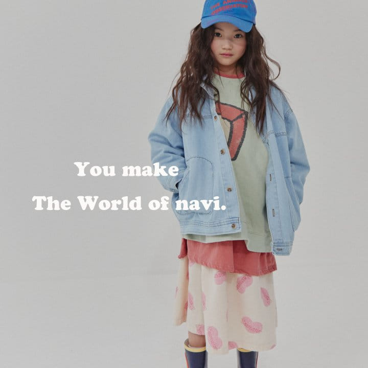 Navi - Korean Children Fashion - #childrensboutique - Heart Skirt - 7