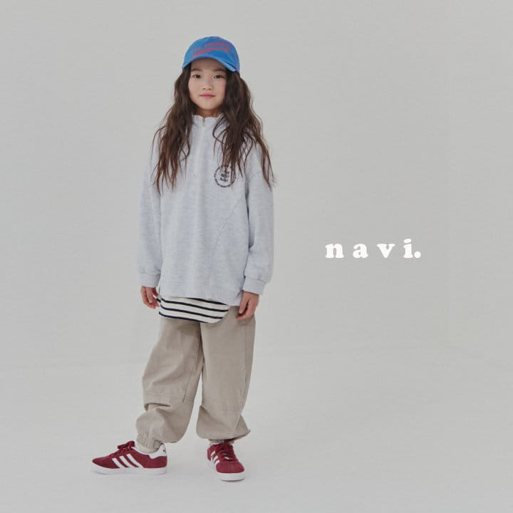 Navi - Korean Children Fashion - #designkidswear - Friends Half Zip-up - 11
