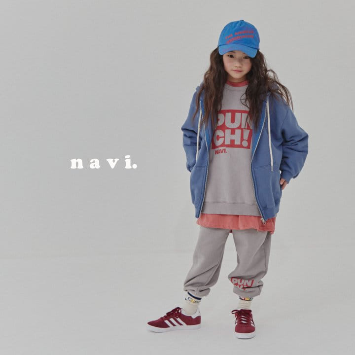 Navi - Korean Children Fashion - #designkidswear - Punch Sweatshirt - 8