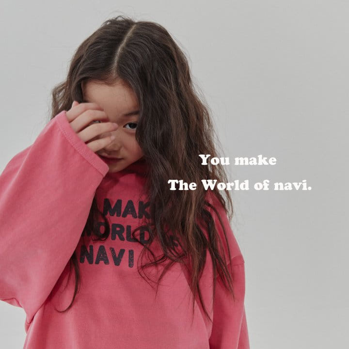 Navi - Korean Children Fashion - #designkidswear - Font Tee - 11