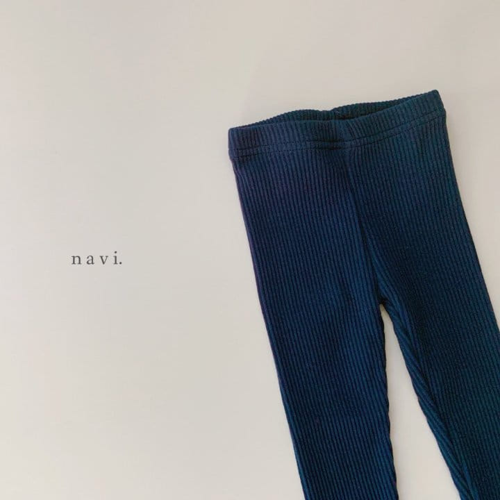 Navi - Korean Children Fashion - #discoveringself - Rib Leggings - 2