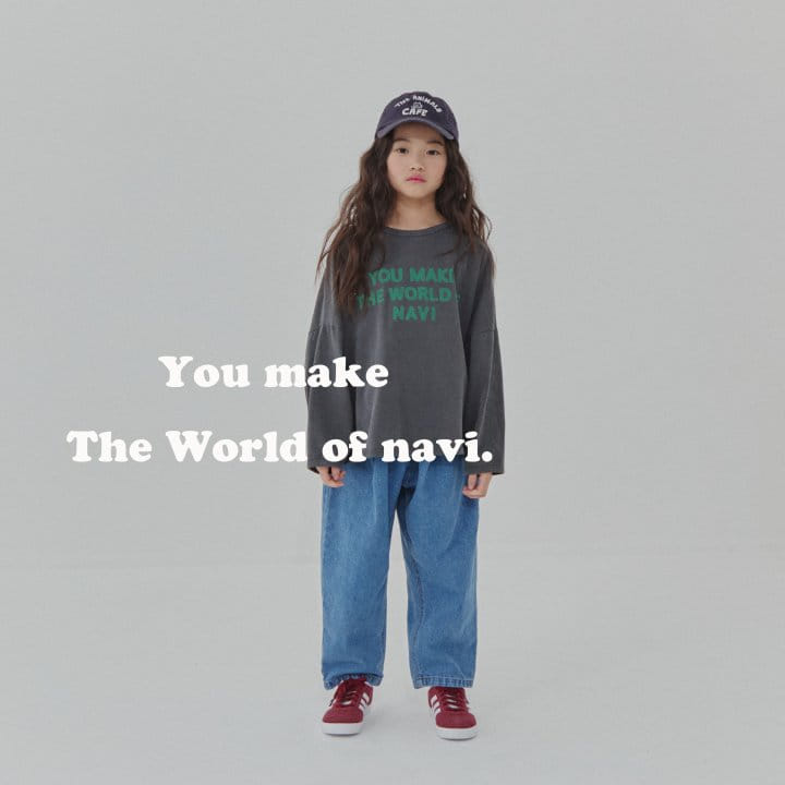 Navi - Korean Children Fashion - #discoveringself - Font Tee - 12