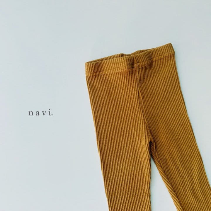 Navi - Korean Children Fashion - #fashionkids - Rib Leggings - 4