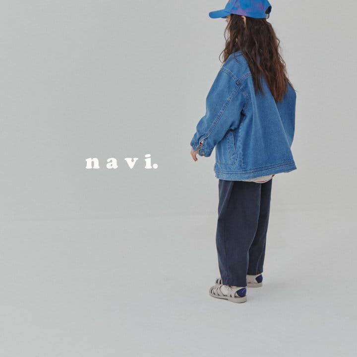 Navi - Korean Children Fashion - #kidsshorts - Moris Denim Jacket - 12