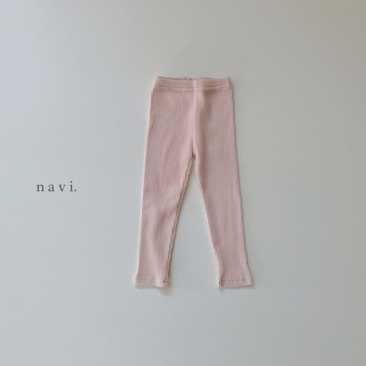 Navi - Korean Children Fashion - #kidsstore - Rib Leggings - 5