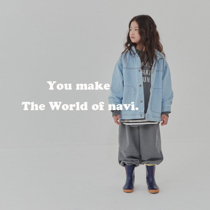 Navi - Korean Children Fashion - #kidzfashiontrend - Moris Denim Jacket - 2
