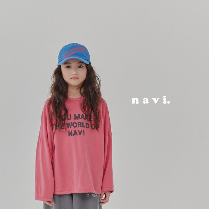 Navi - Korean Children Fashion - #magicofchildhood - Font Tee - 3