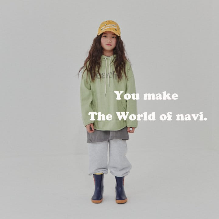 Navi - Korean Children Fashion - #magicofchildhood - Peach Hoody Tee