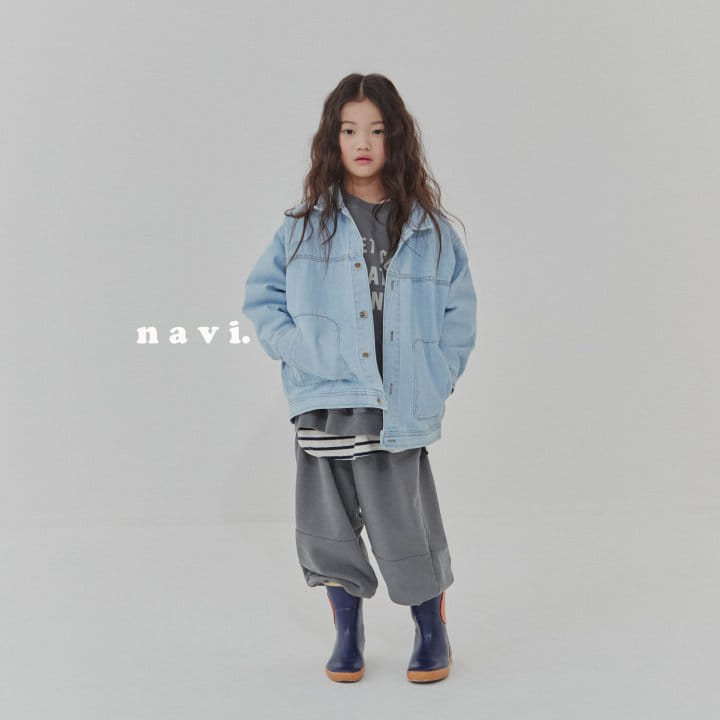 Navi - Korean Children Fashion - #minifashionista - Moris Denim Jacket - 6