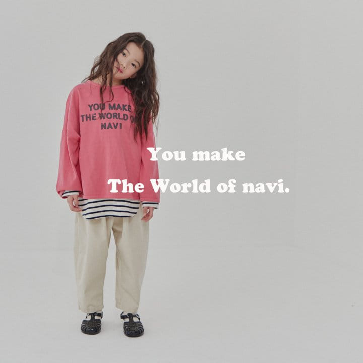 Navi - Korean Children Fashion - #prettylittlegirls - Front Tee - 8