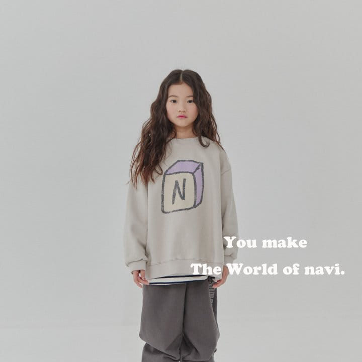 Navi - Korean Children Fashion - #prettylittlegirls - Dice Sweatshirt - 8
