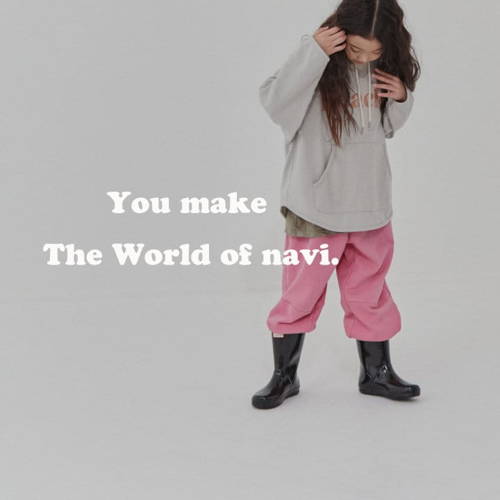 Navi - Korean Children Fashion - #stylishchildhood - Peach Hoody Tee - 6