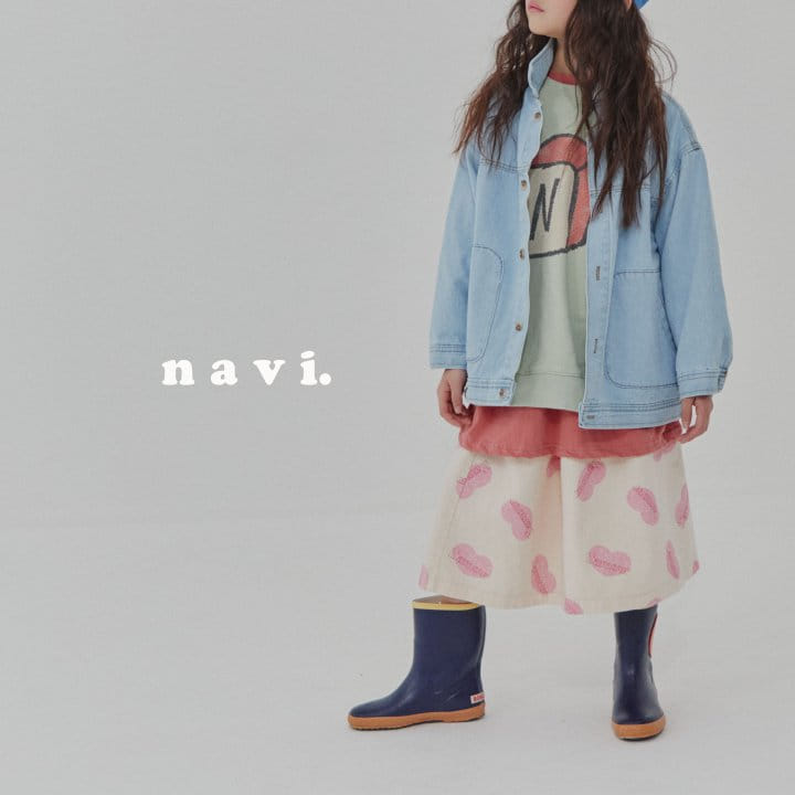Navi - Korean Children Fashion - #todddlerfashion - Heart Skirt - 3