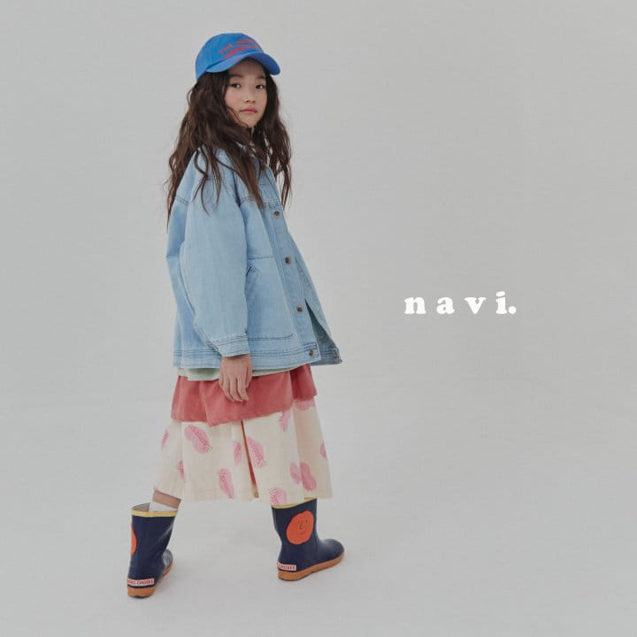 Navi - Korean Children Fashion - #toddlerclothing - Moris Denim Jacket - 9
